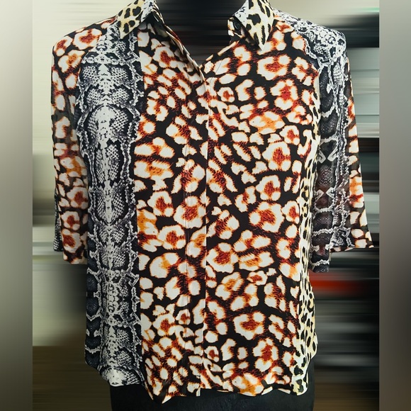 Express Multi Animal Print Shirt - Picture 2 of 2